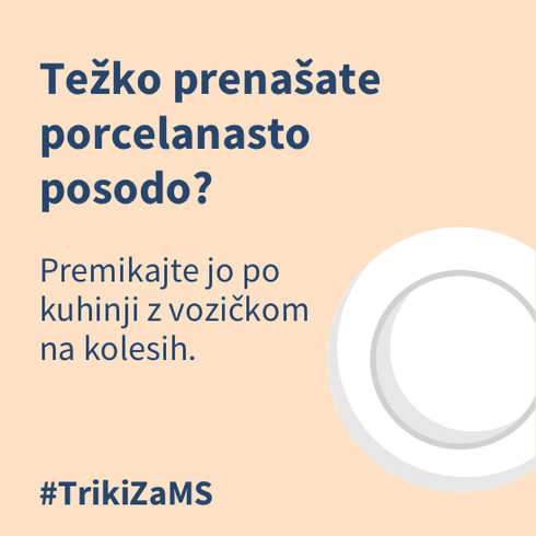 Trik za porcelanasto posodo