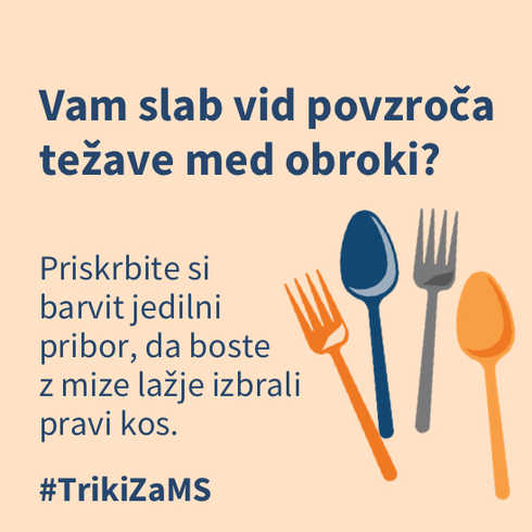 Trik za vid med jedjo