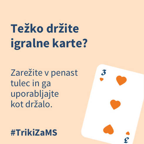 Trik za držanje kart
