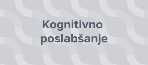 Kognitivno poslabšanje