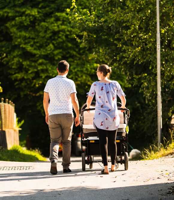 Valentina z vozičkom